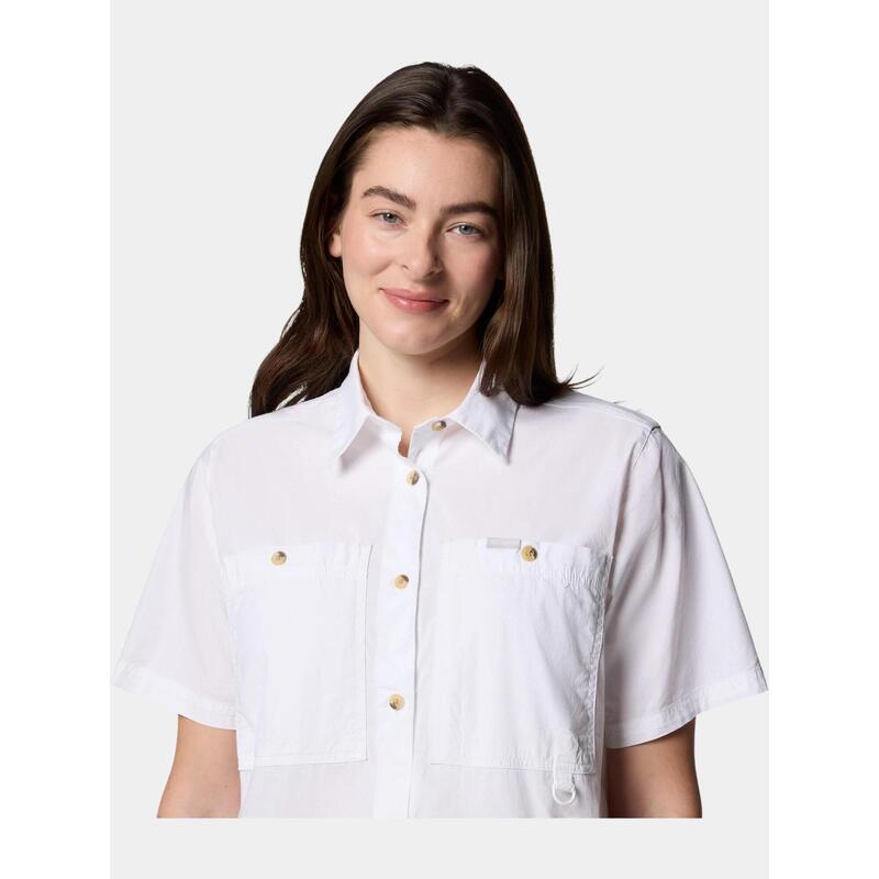 Camasa cu maneci scurte Brea Falls Woven Short Sleeve Shirt femei