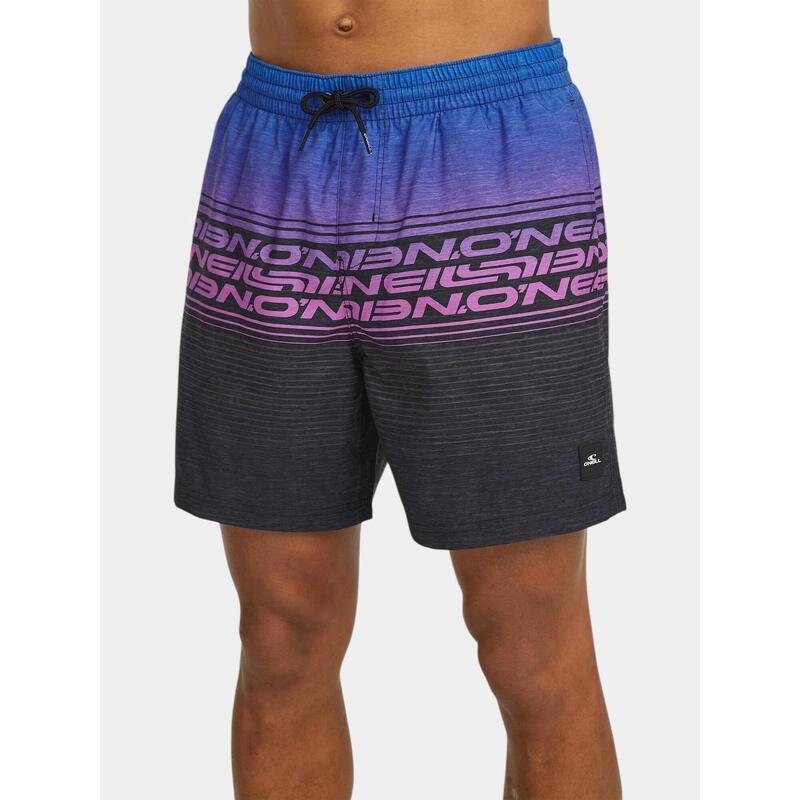 Sorturi de baie pentru barbati O'Neill Logo Stripe 16'' Swimshorts barbati