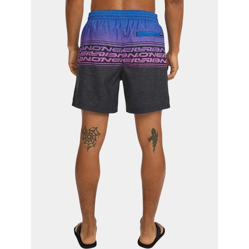 Sorturi de baie pentru barbati O'Neill Logo Stripe 16'' Swimshorts barbati