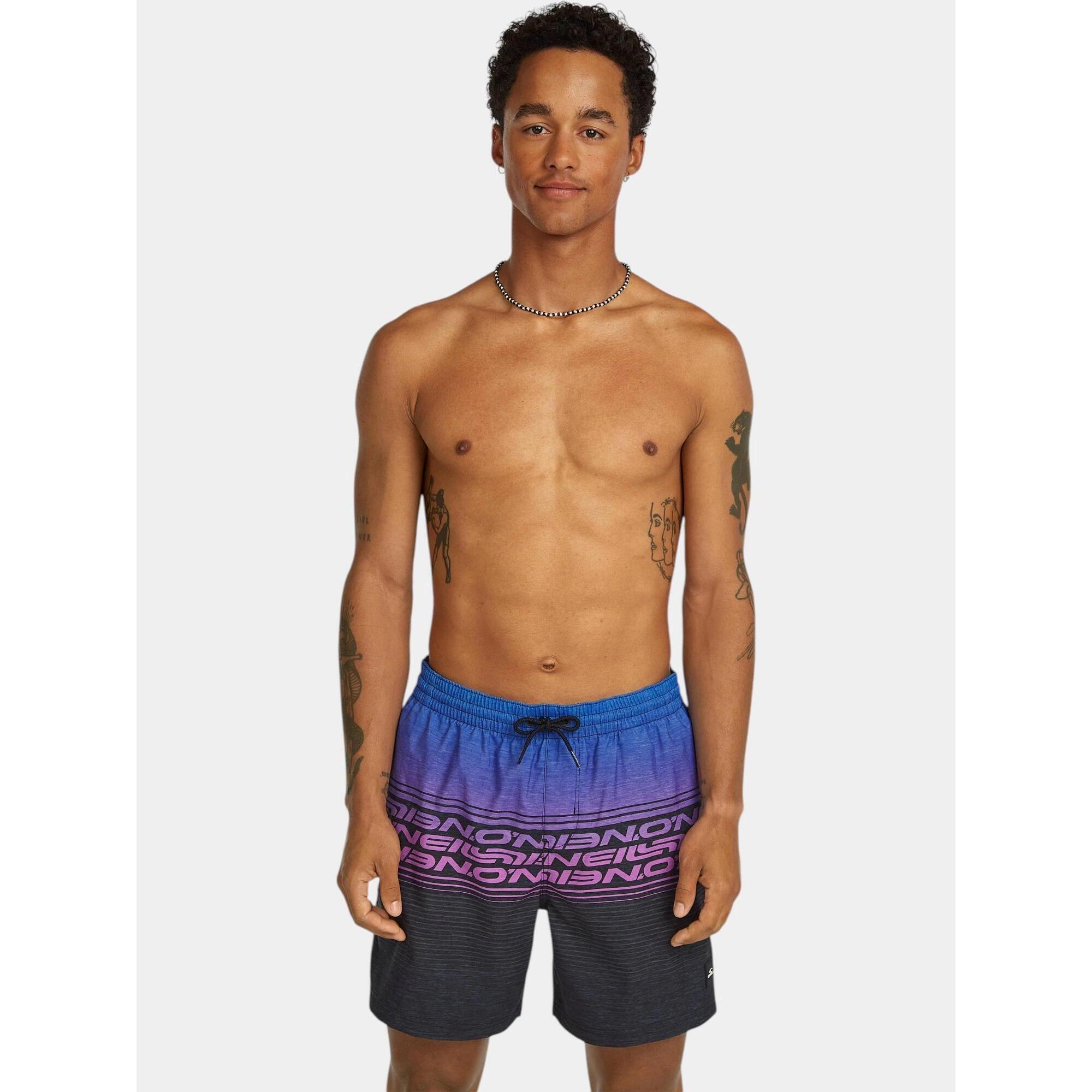 O'NEILL Pánské plavky Logo Stripe 16''