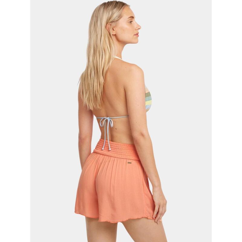 Pantaloni scurti Johnny Smocked Waist Shorts femei