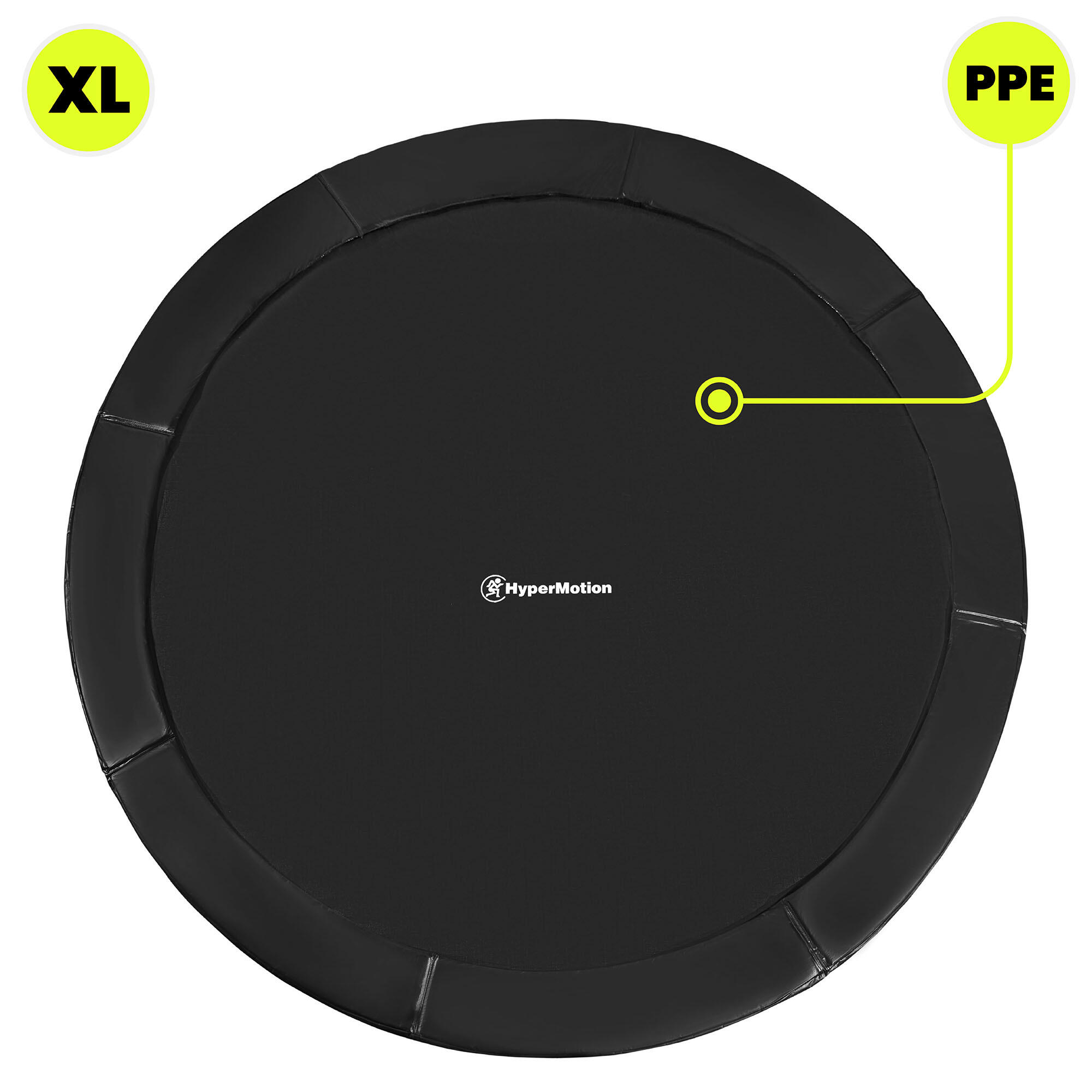 Trampoline jardin 305cm 10FT 3 Pieds 54 Ressorts Filet Échelle Max 100kg EN71 3/5