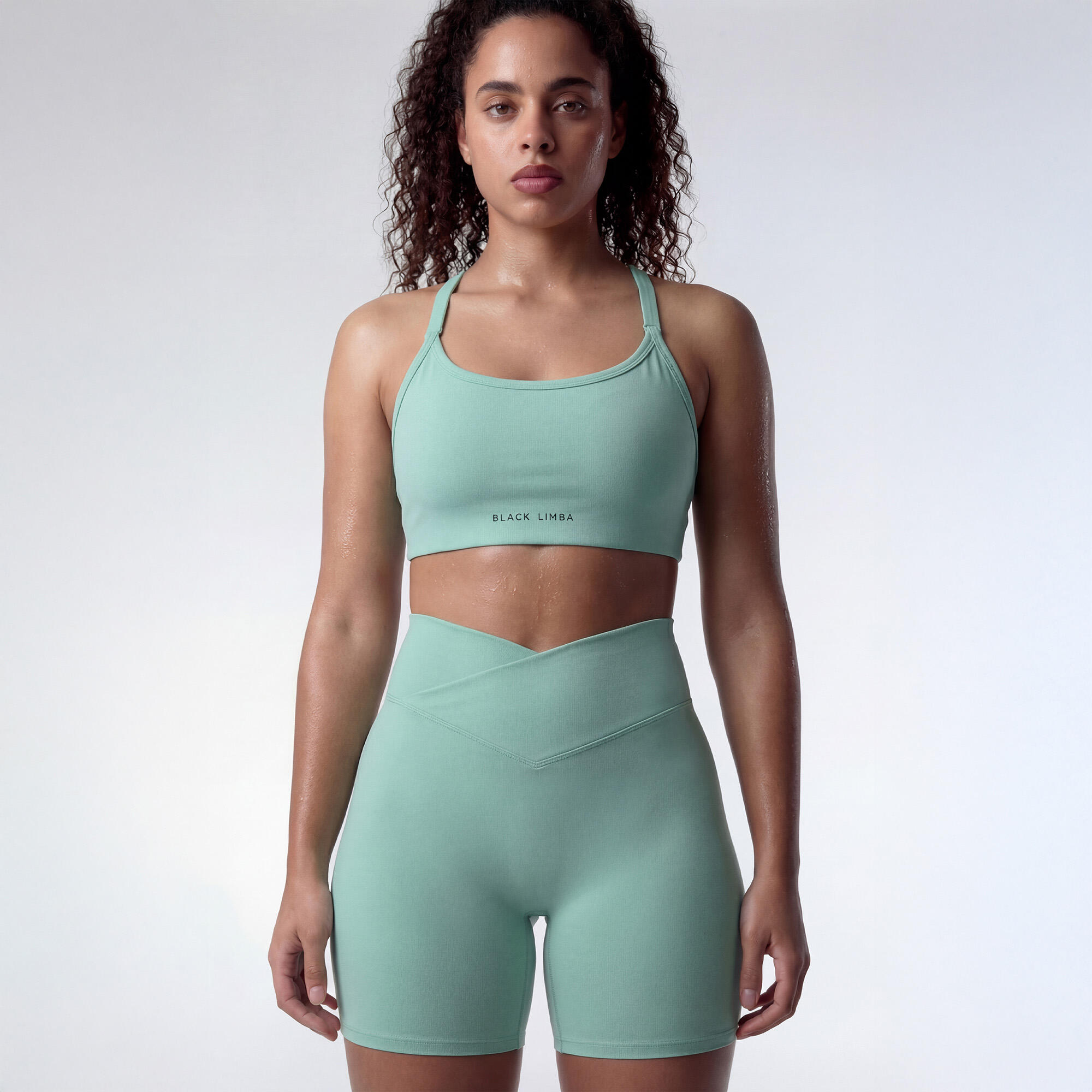 Pantaloncini sportivi Ica  da donna Black Limba 4/7