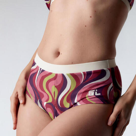 Slip bikini culotte Hiva da donna Black Limba