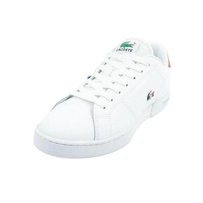 Scarpe Sportive Contrasto PelleUomo Lacoste Carnaby Cup 125 Bianco