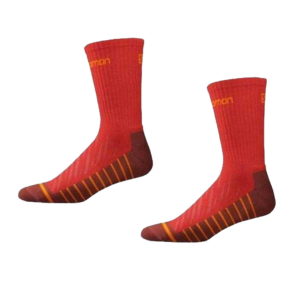 Unisex Adult Life Socks (Pack of 2) (Red)