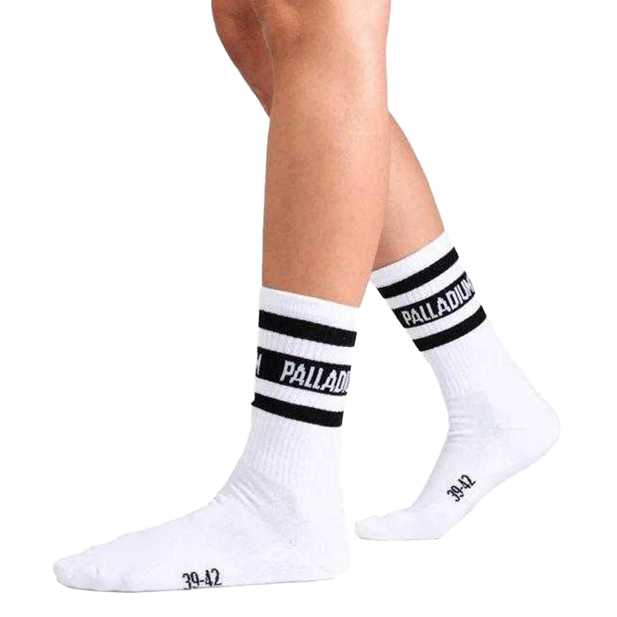 Calcetines para Adultos Unisex Blanco, Negro 2/2