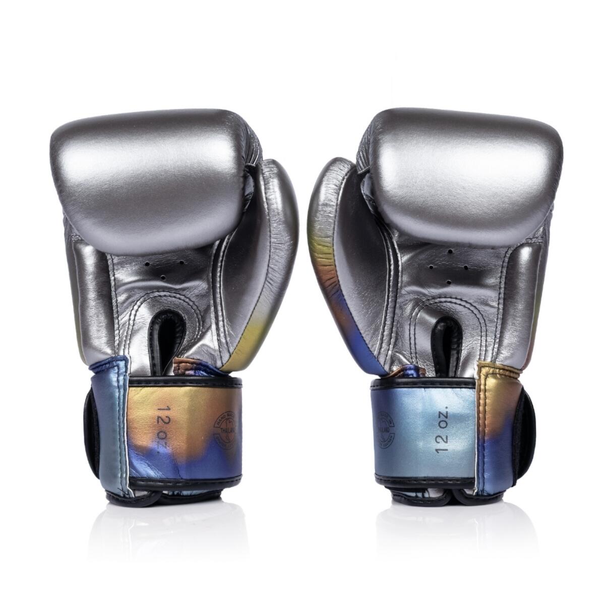 Guanti da boxe Fairtex BGV1C-PLUS x Milli – Argento – 12 oz 5/7