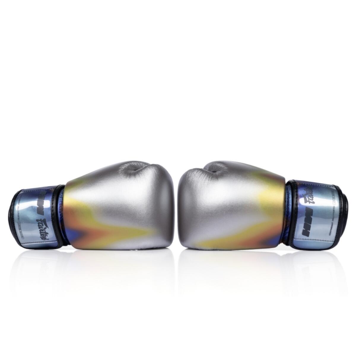 Guanti da boxe Fairtex BGV1C-PLUS x Milli – Argento – 12 oz 6/7