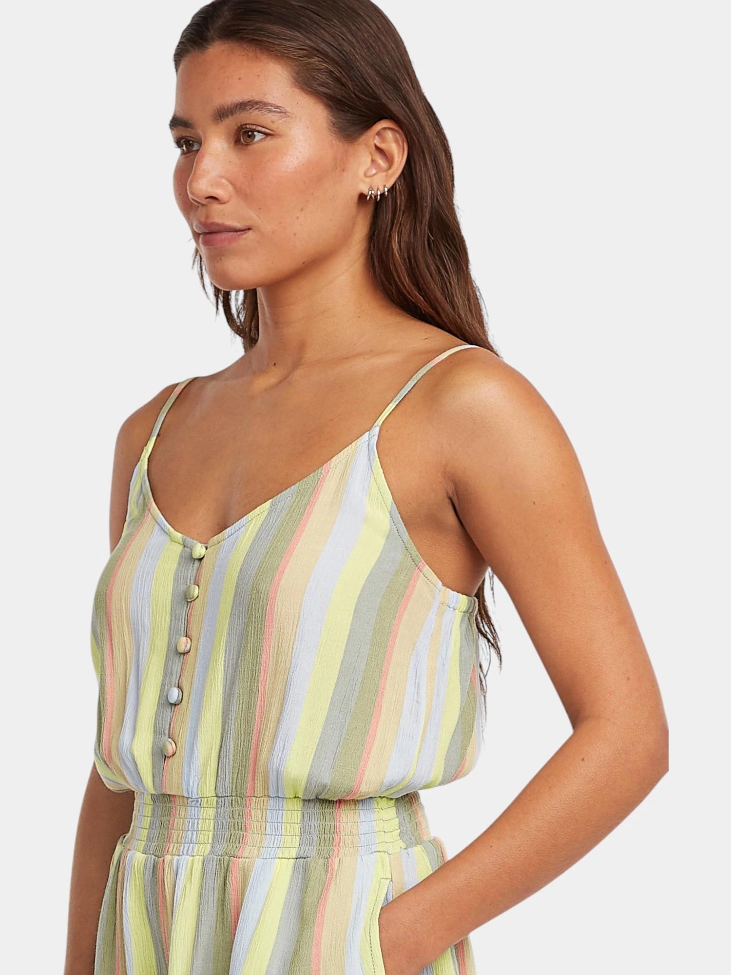 Combinaison Femme Thin Strap Buttoned Romper 3/7