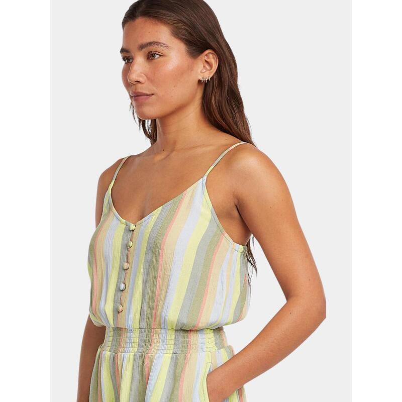 Salopete Thin Strap Buttoned Romper femei