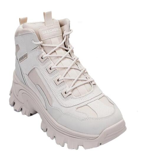 Skechers Buty Damskie Trekkingowe Beżowe Blox - Block Gawkers 38 EU