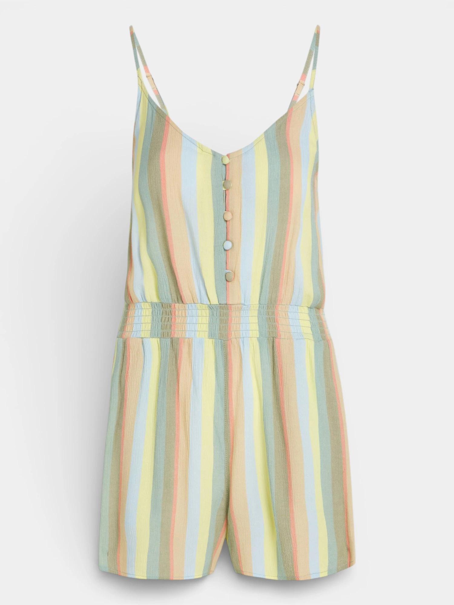 Combinaison Femme Thin Strap Buttoned Romper 6/7