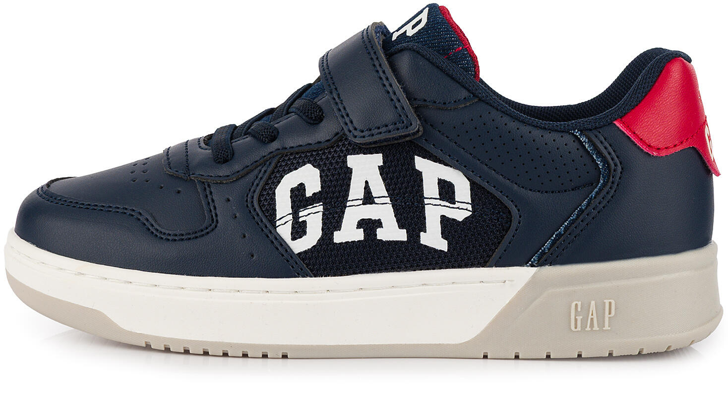 Dziecięce buty sneakersy sportowe granatowe ekoskóra na rzep GAP DETROIT 3/7