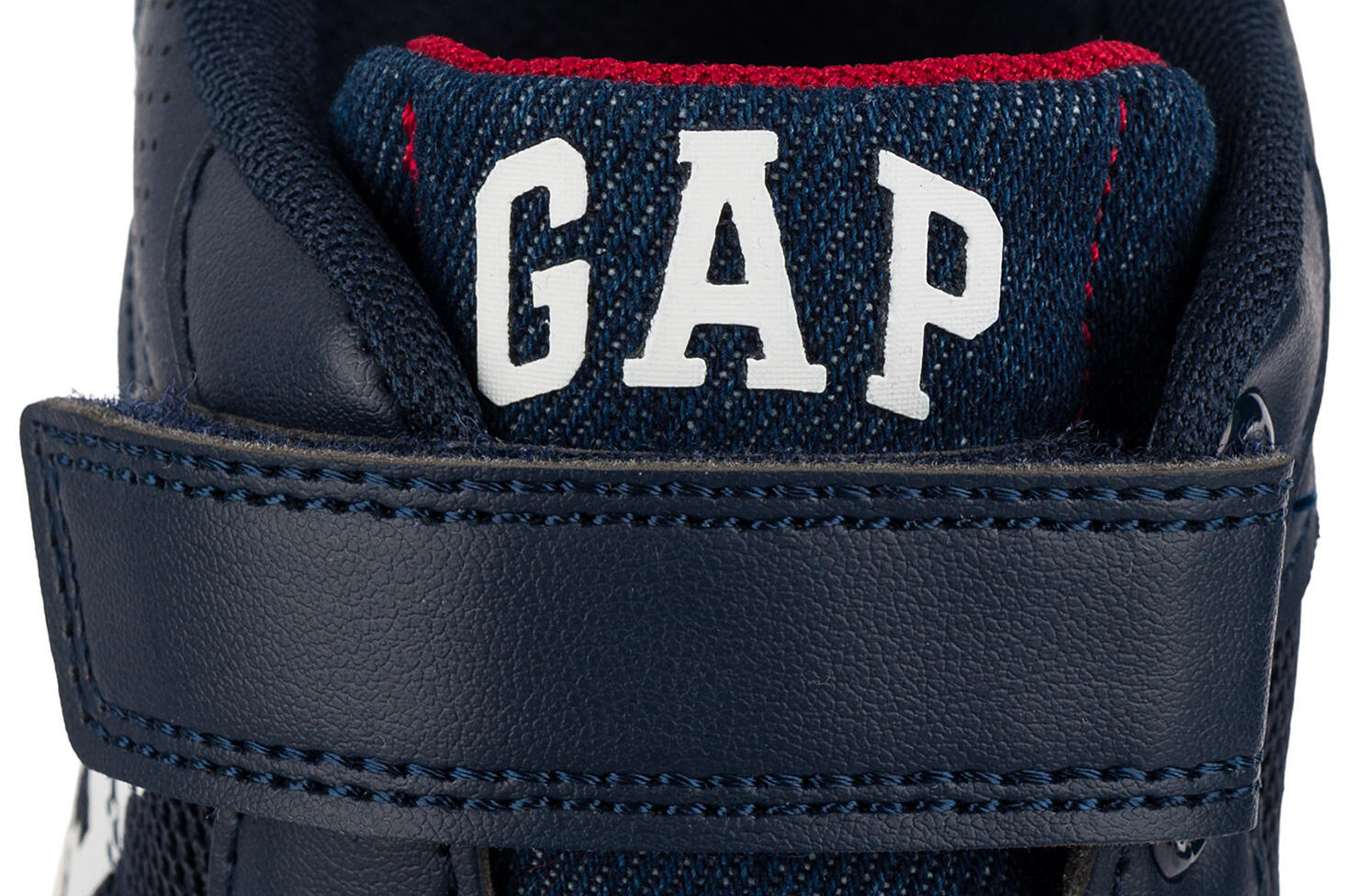 Dziecięce buty sneakersy sportowe granatowe ekoskóra na rzep GAP DETROIT 6/7