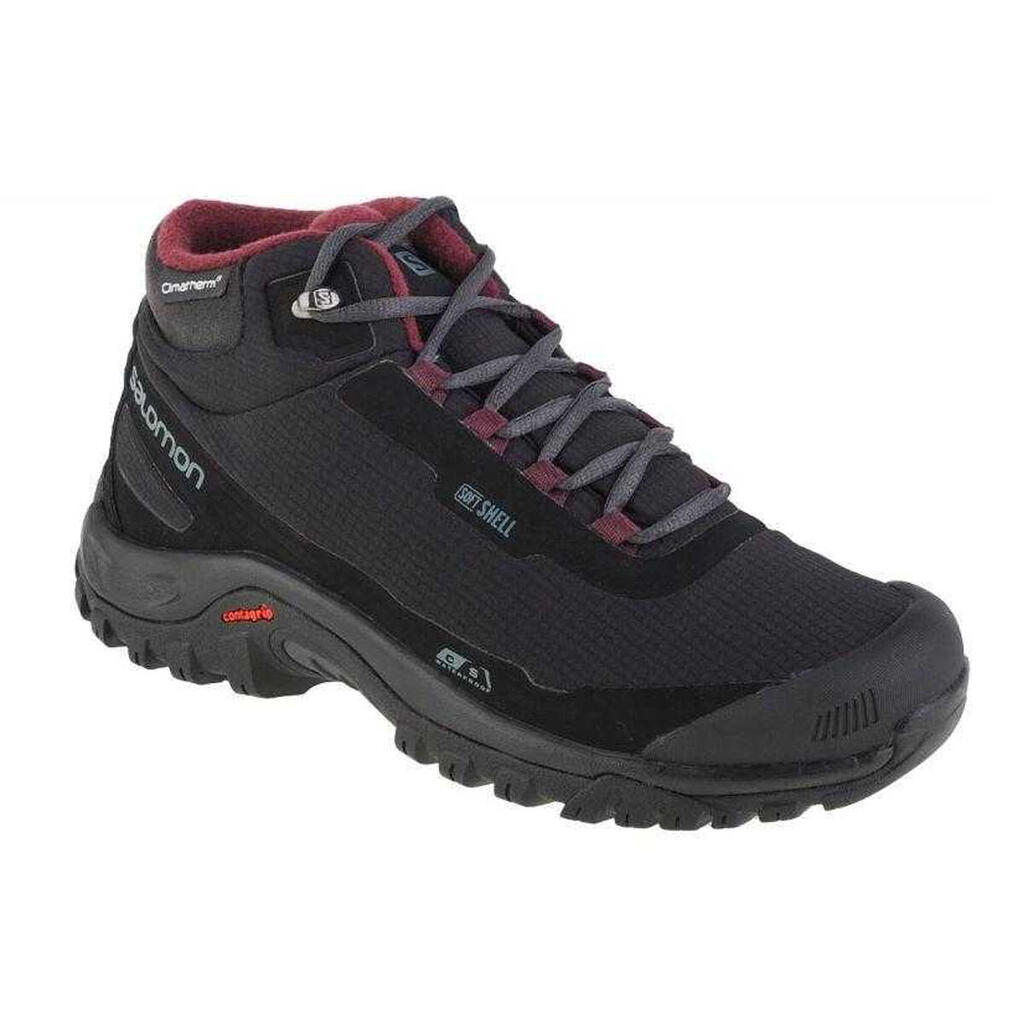 Womens/Ladies Shelter Shoes (Black/Red)