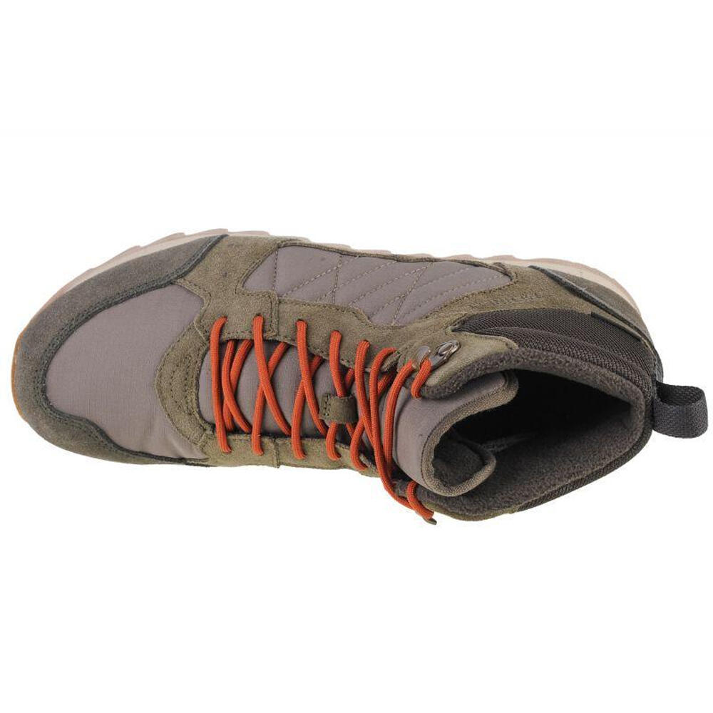 Scarpe Da Trekking Pelle Di Camoscio Taglio MedioUomo Merrell Alpine Verde 4/5