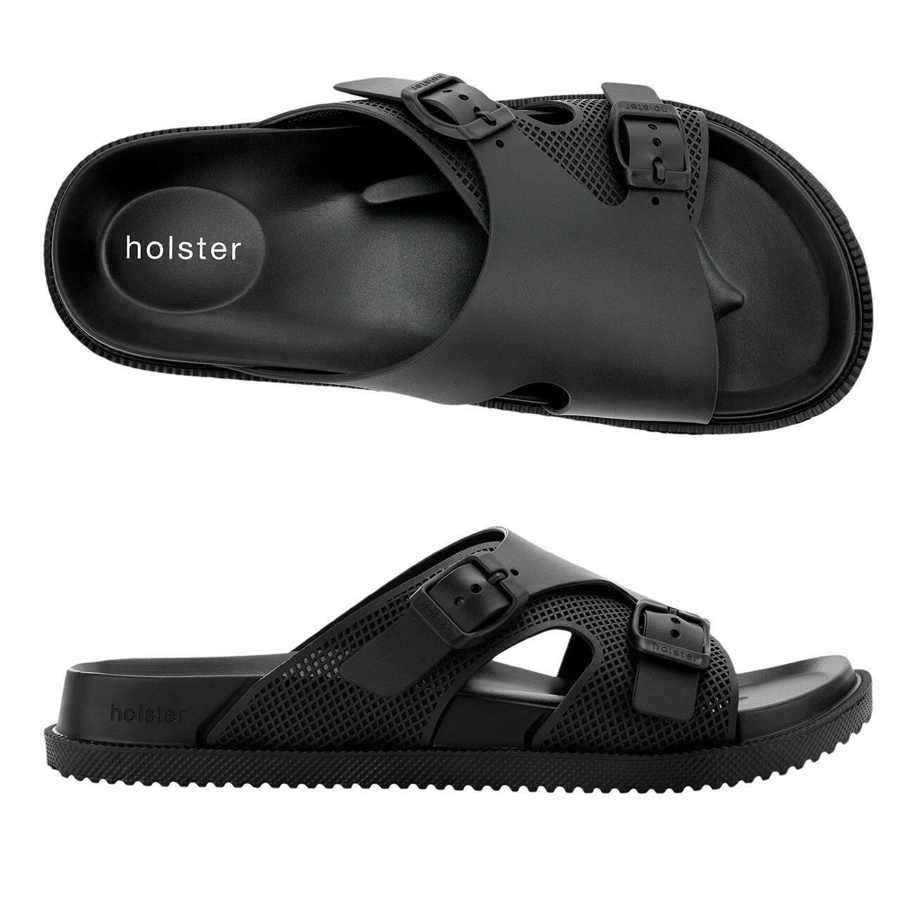HOLSTER Holster Chill - Vegan Slippers - Podologisch Goedgekeurd - Zwart  ZWART 2/5