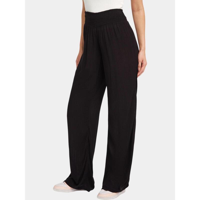 Pantaloni de vara Johnny Smocked Waist Pants femei