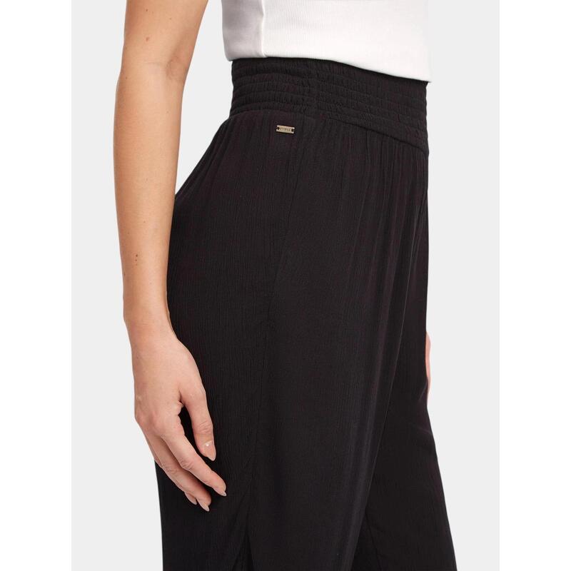Pantaloni de vara Johnny Smocked Waist Pants femei