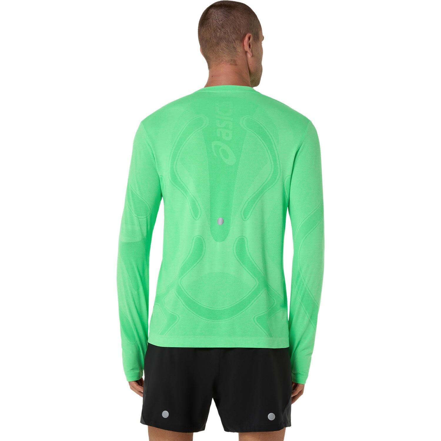 ASICS ROAD SEAMLESS LS TOP - Vital Green/Illuminate Green 5/5