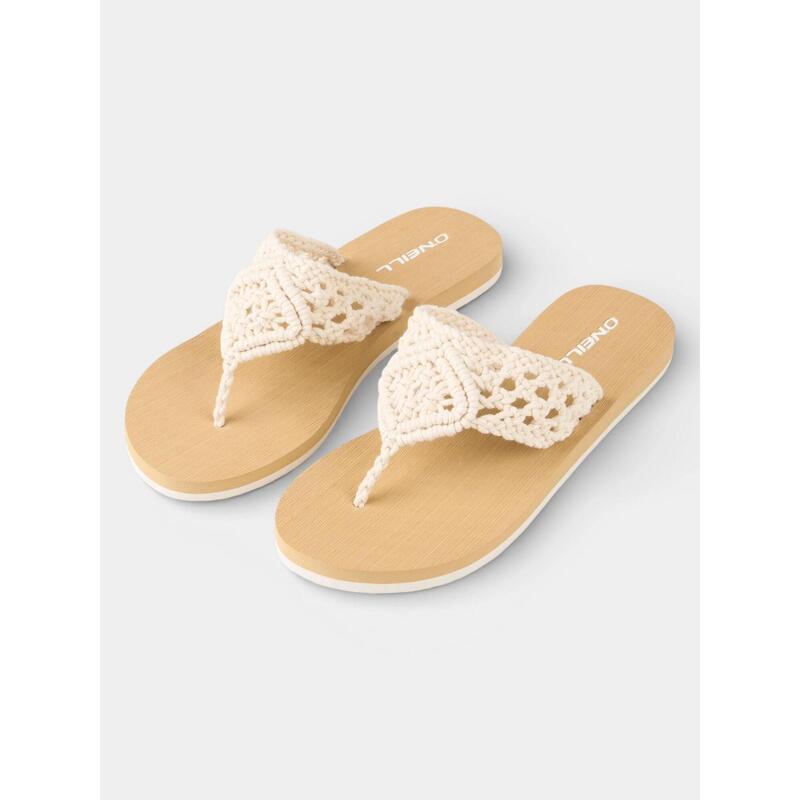 Papuci flip flop Ditsy Crochet Sandals femei