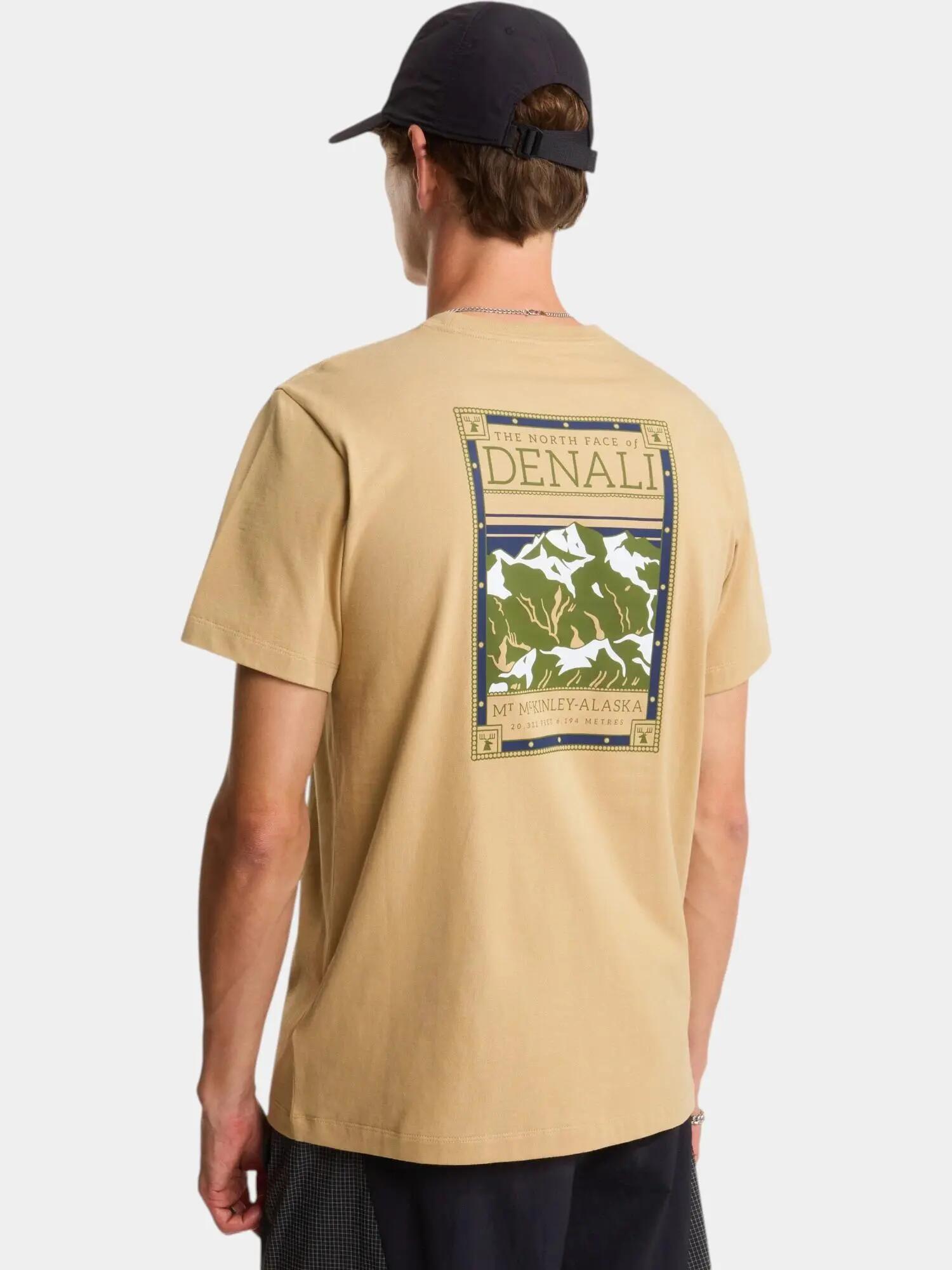 T-shirt The north face modelo M NORTH FACES REG SS TEE-GRAPHIC KHAK para unissex 3/7