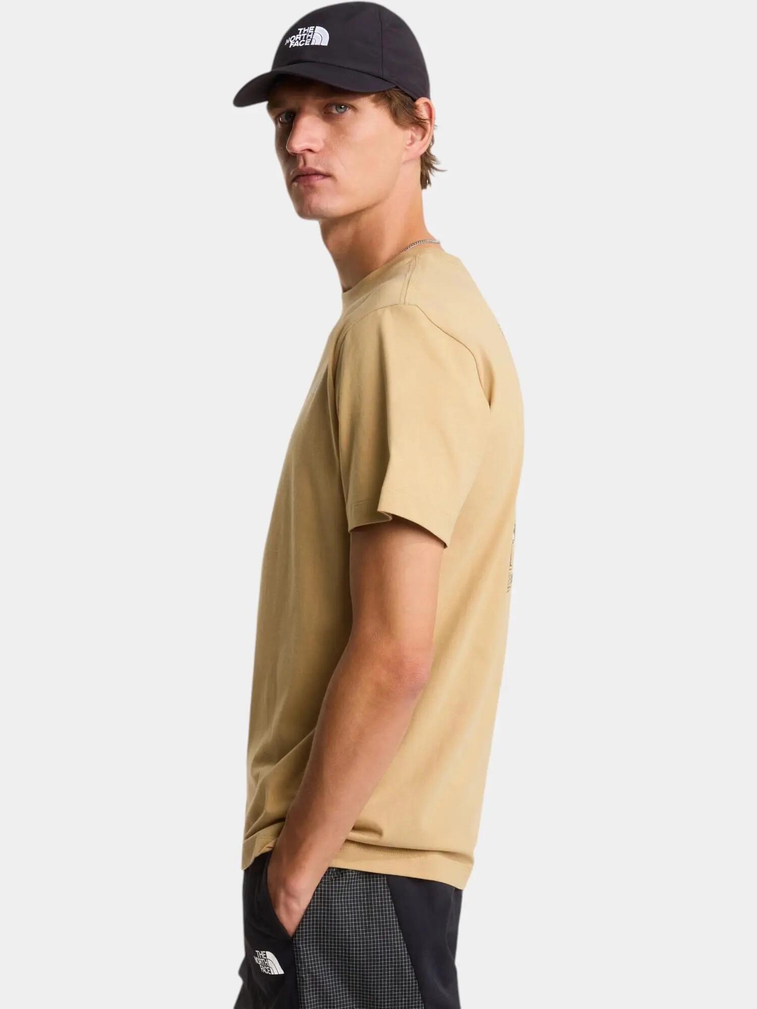 T-shirt The north face modelo M NORTH FACES REG SS TEE-GRAPHIC KHAK para unissex 2/7