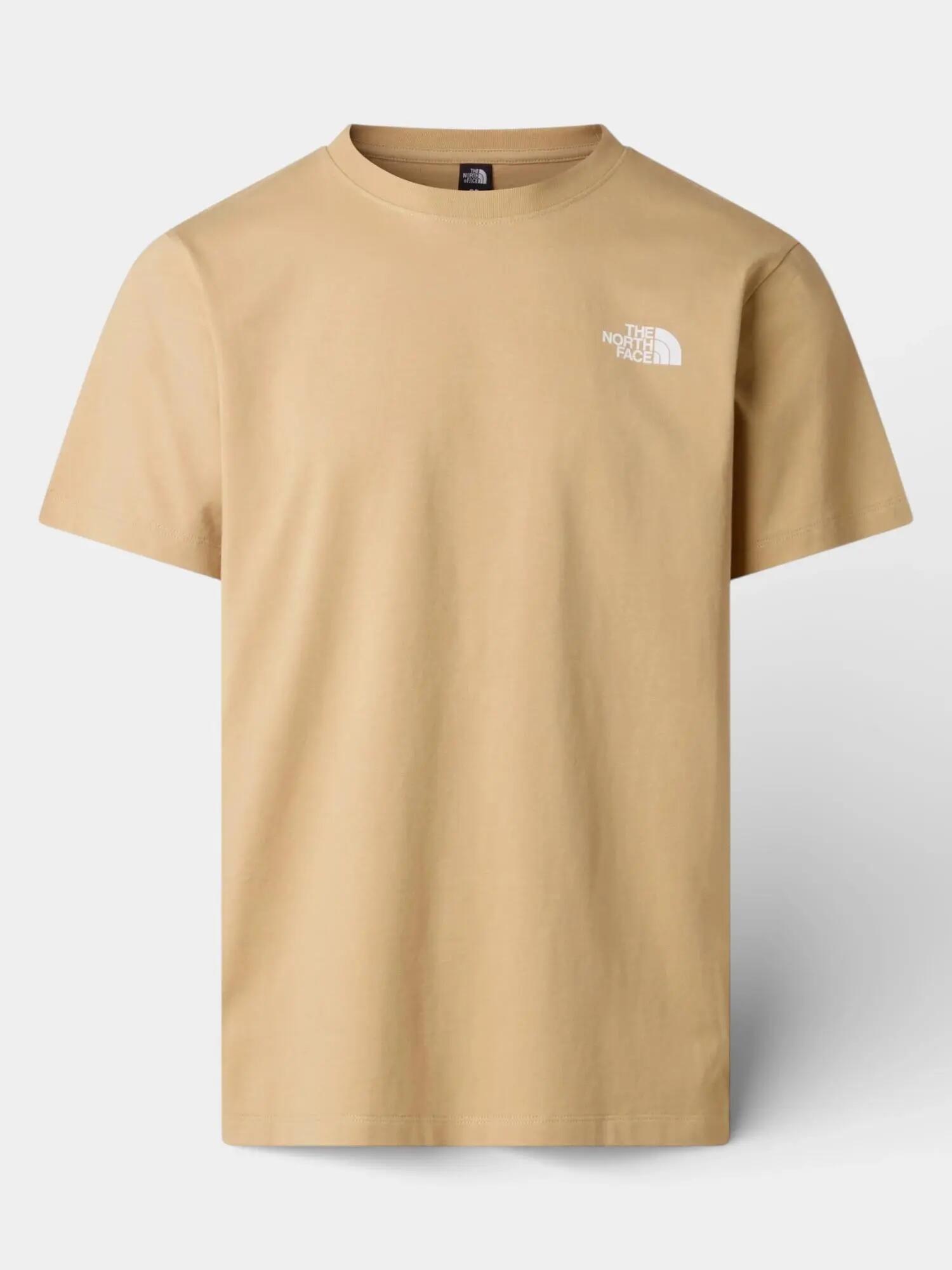 T-shirt The north face modelo M NORTH FACES REG SS TEE-GRAPHIC KHAK para unissex 5/7