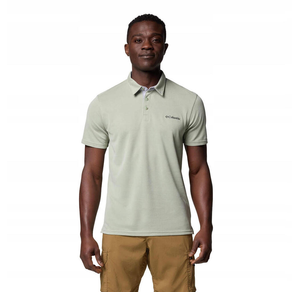 Mens Nelson Point Polo Shirt (Green)