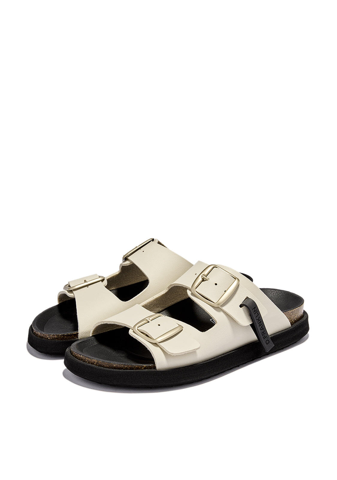 Sandalias de Mujer Cierre Hebilla en Beige Vibe Champion 2/4