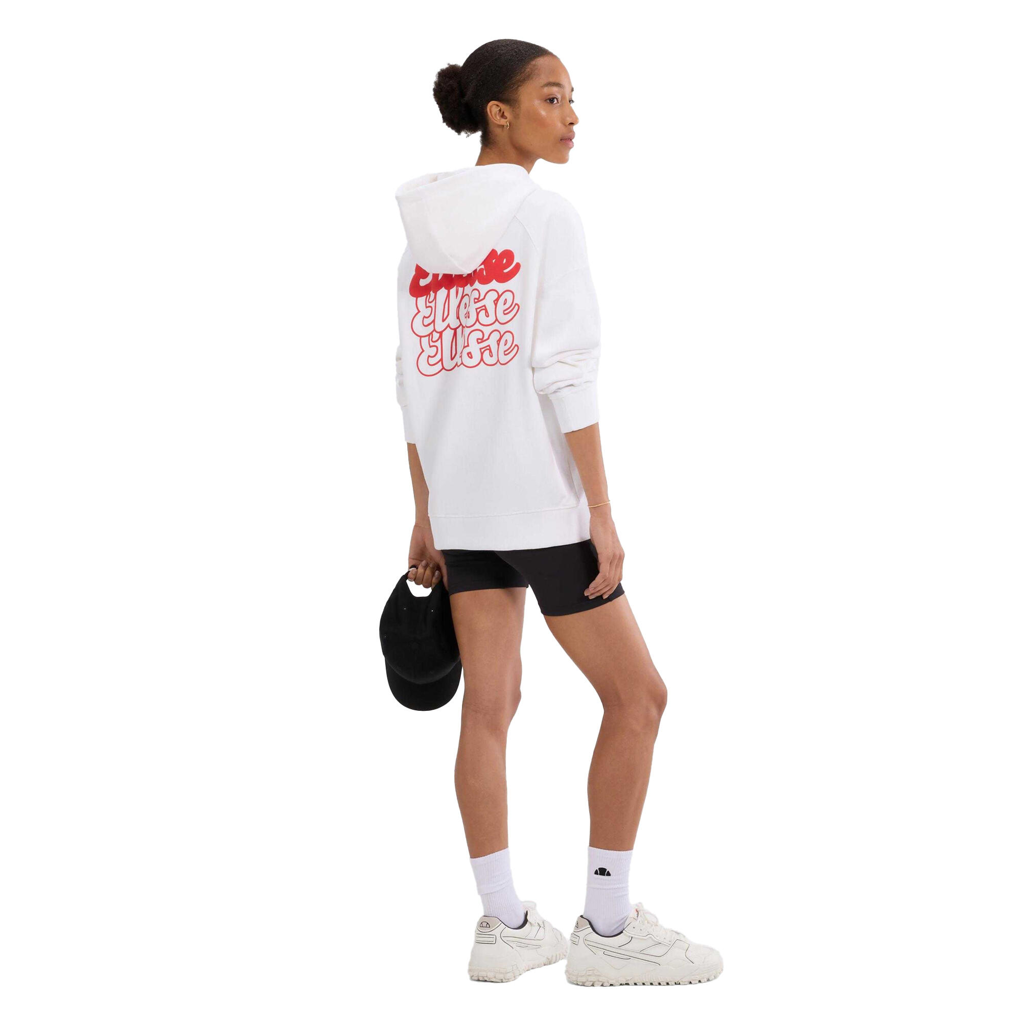 Sweat À Capuche IL TRIO Femme (Blanc) 4/4
