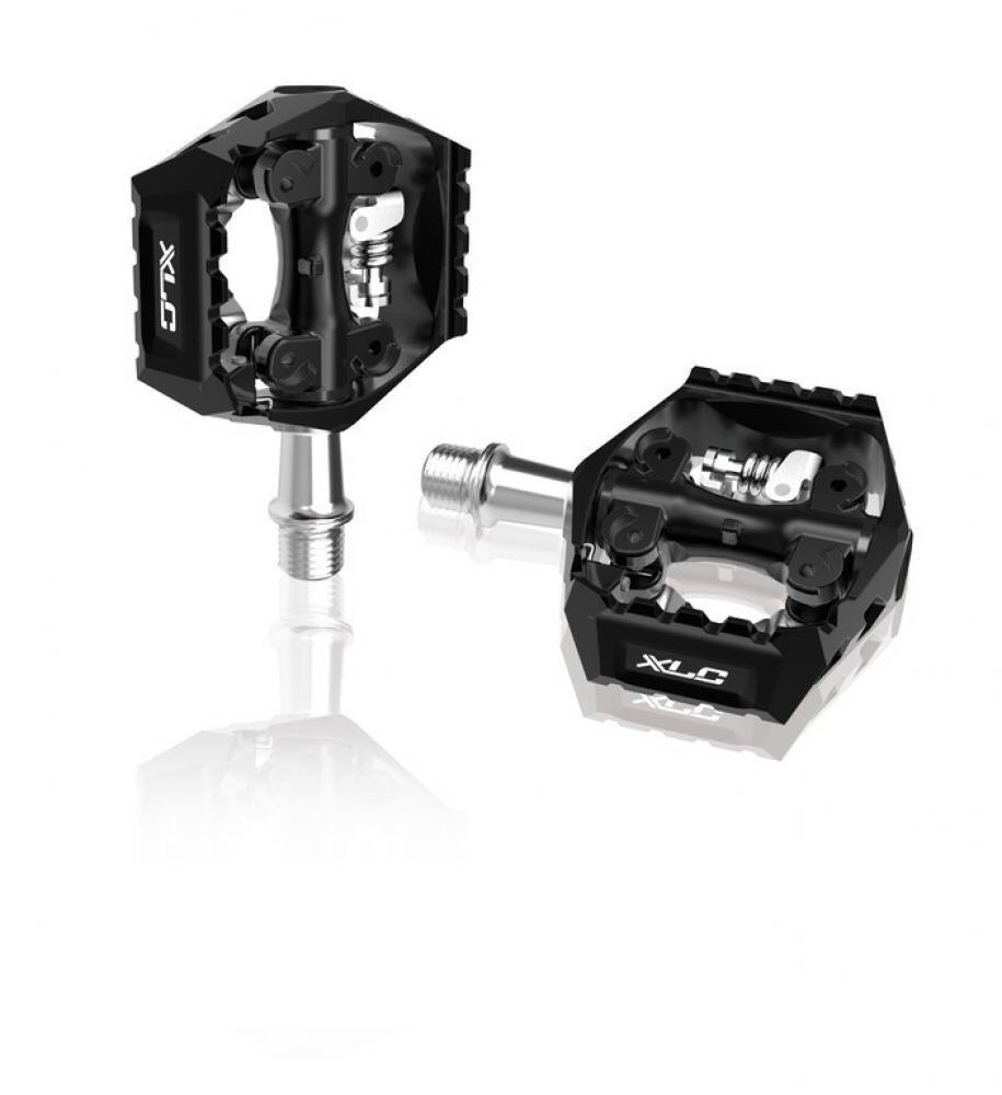 Paire de Pédales VTT Semi-Automatiques XLC PD-S14 Noir 2/3