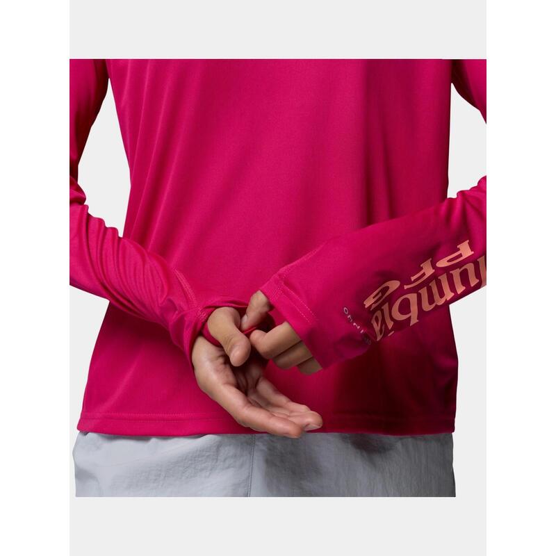 Tricou cu maneci lungi, pentru sport Tidal Tee II Hoodie femei