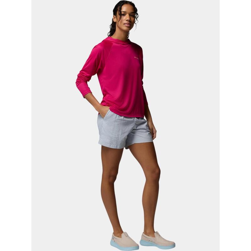 Tricou cu maneci lungi, pentru sport Tidal Tee II Hoodie femei