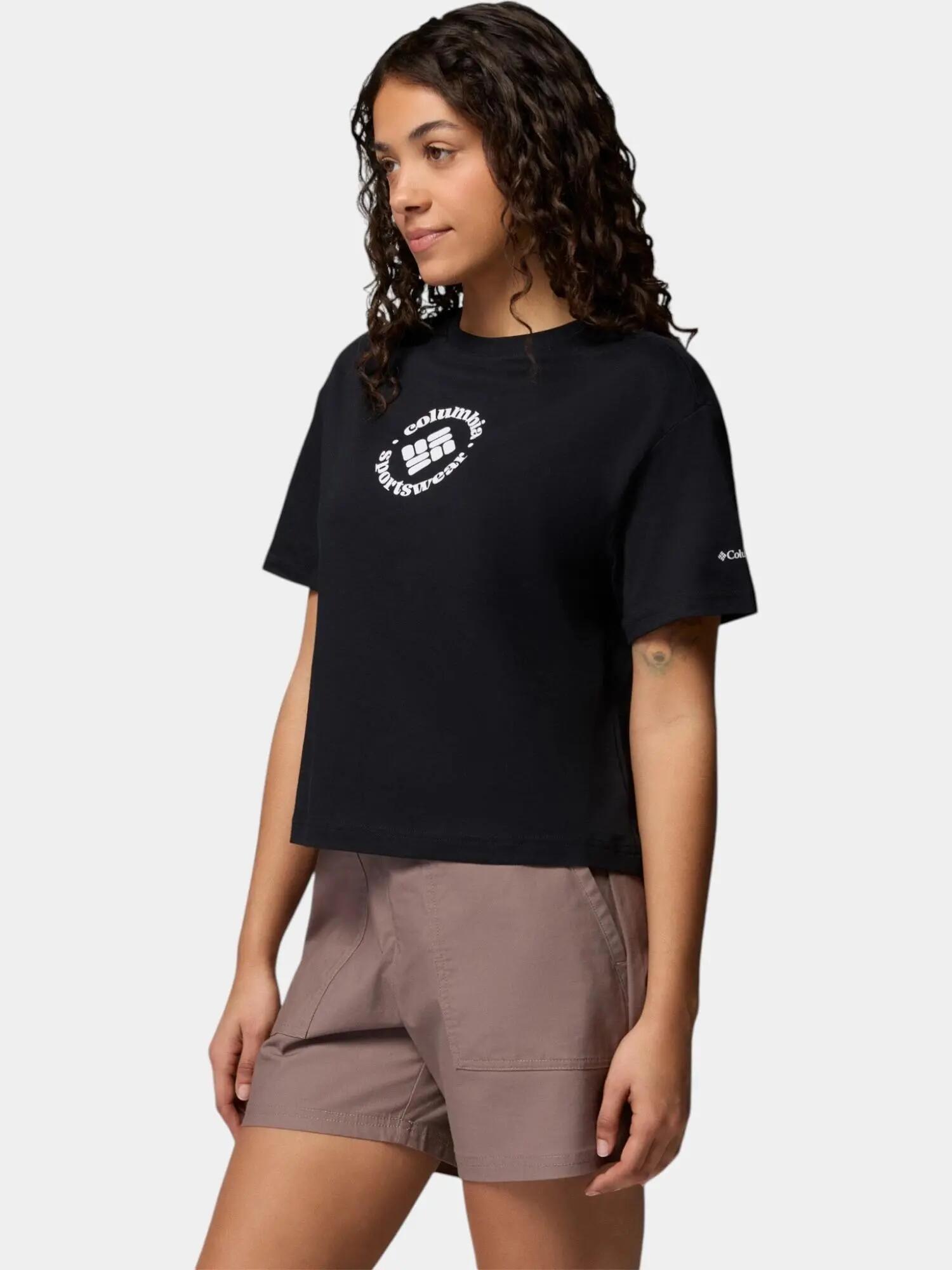 Női rövid ujjú póló Rolling Bend Graphic Relaxed Crop Short Sleeve Shirt 2/6