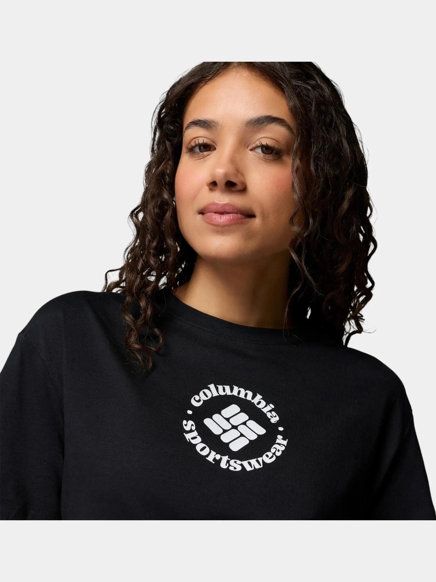 Női rövid ujjú póló Rolling Bend Graphic Relaxed Crop Short Sleeve Shirt 5/6