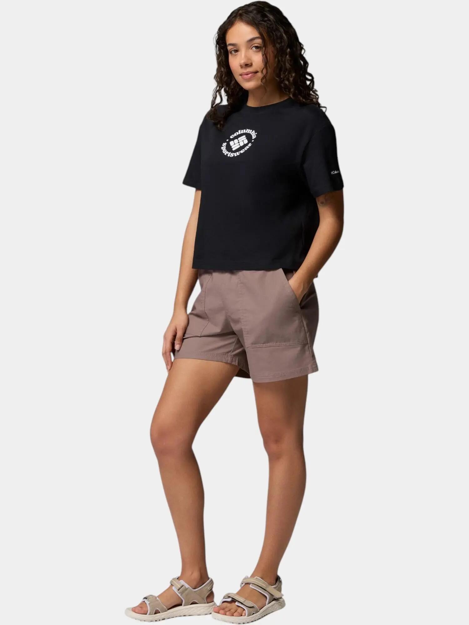 Női rövid ujjú póló Rolling Bend Graphic Relaxed Crop Short Sleeve Shirt 4/6