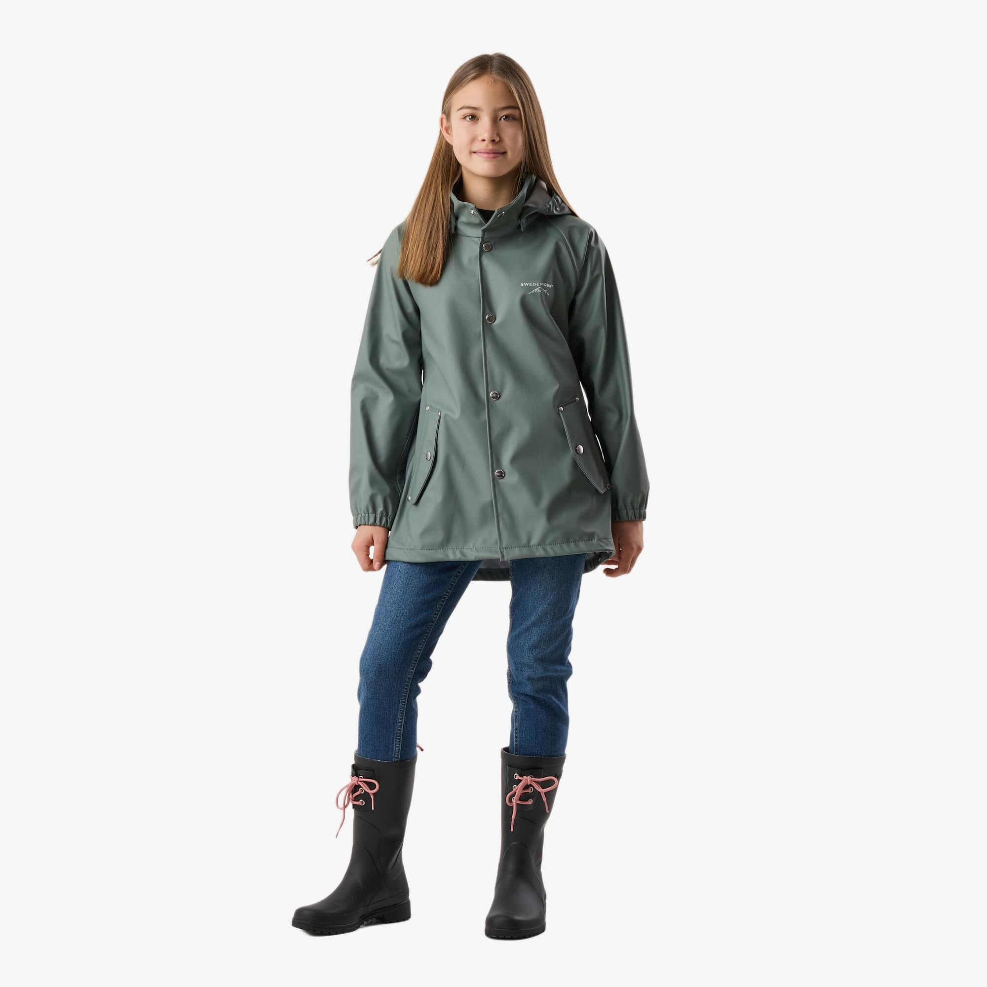 Giacca antipioggia da escursionismo junior Väderöarna Coat 3/8