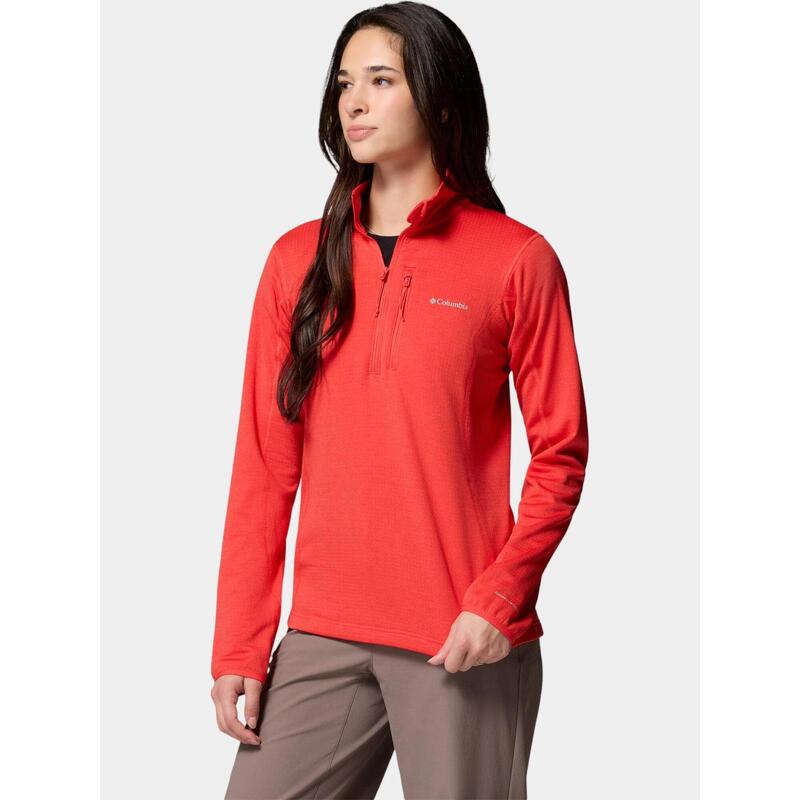 Pulover polar Essential Hike Grid Fleece Half Zip femei
