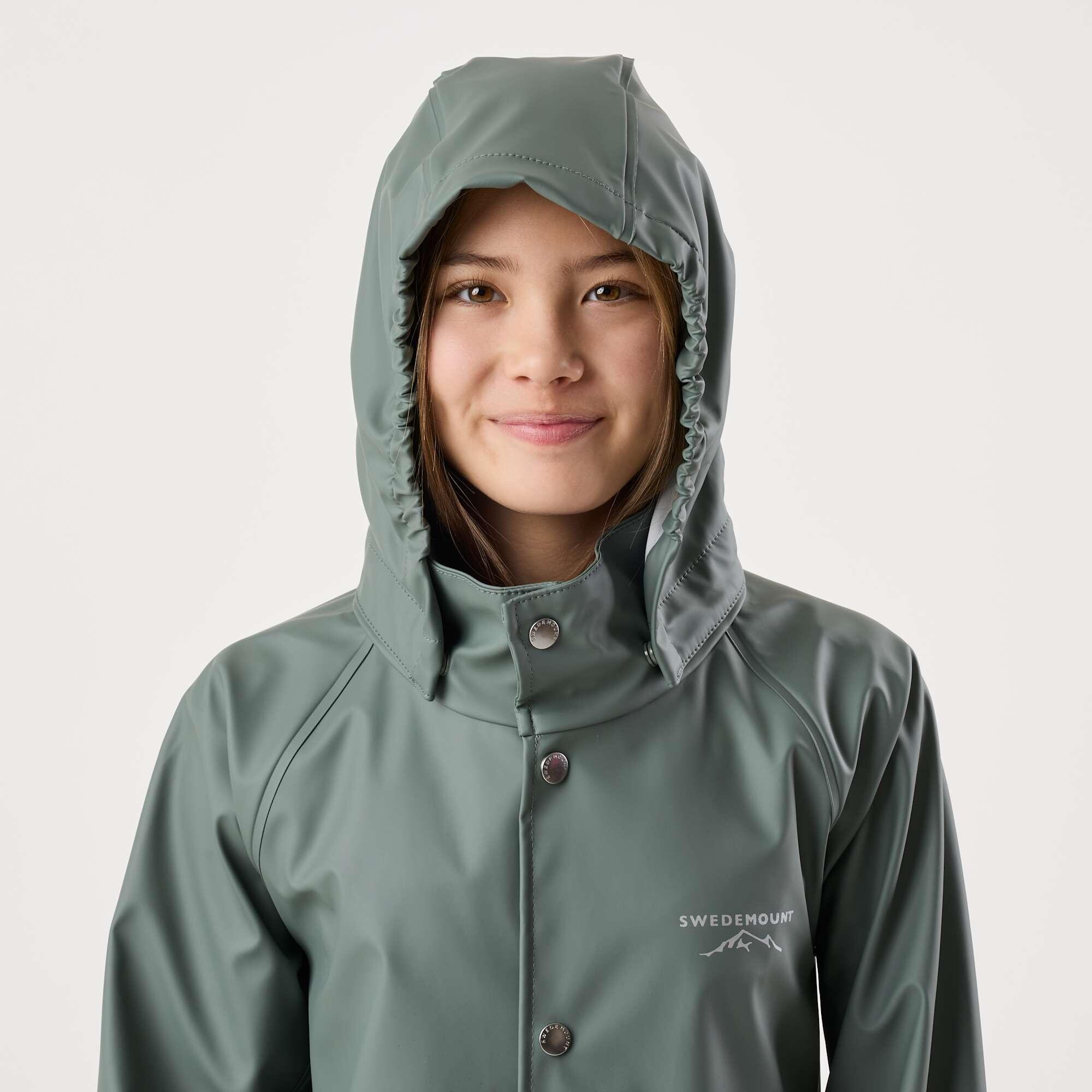 Giacca antipioggia da escursionismo junior Väderöarna Coat 5/8