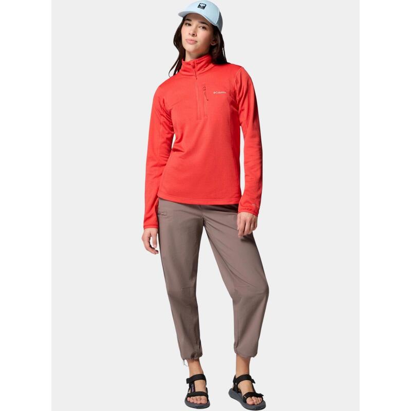 Pulover polar Essential Hike Grid Fleece Half Zip femei