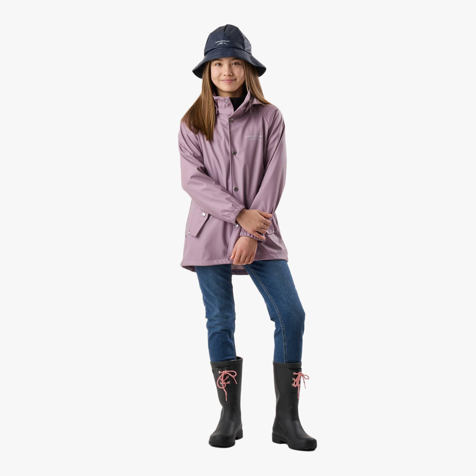 Giacca antipioggia da escursionismo junior Väderöarna Coat 3/8