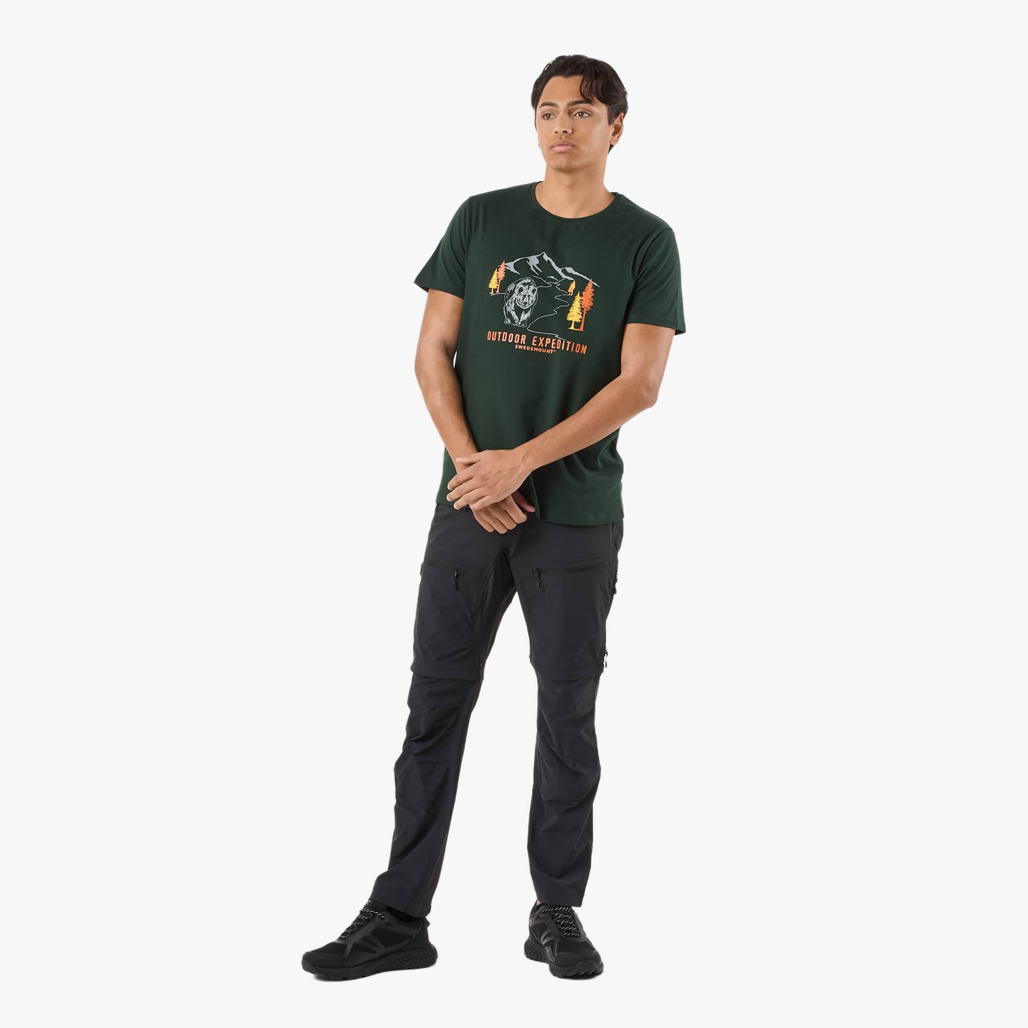 Heren sport korte_mouw_t_shirt Forest Tee 3/6