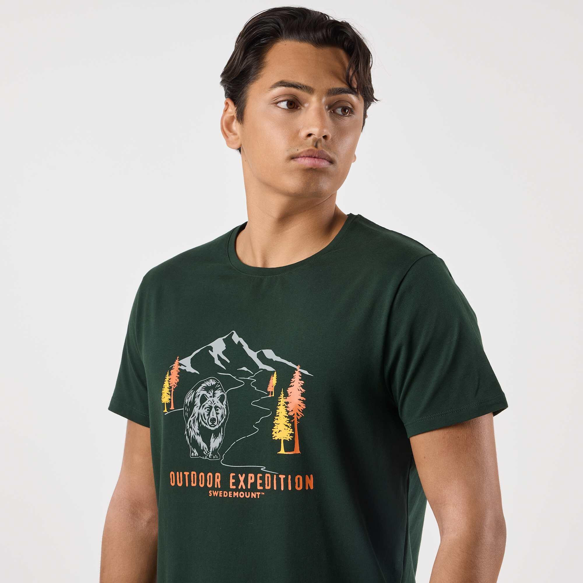 Heren sport korte_mouw_t_shirt Forest Tee 5/6