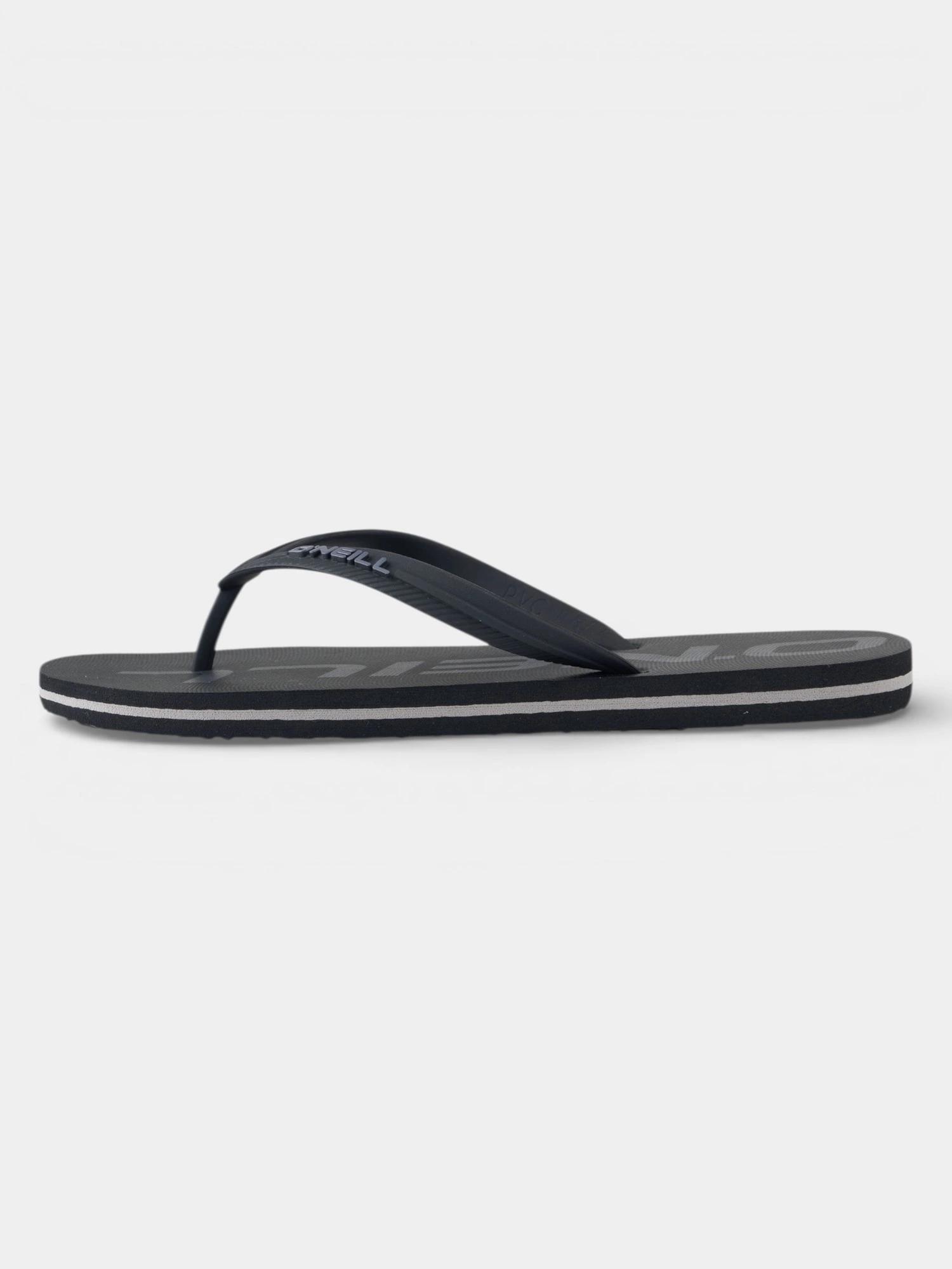 Heren Teenslippers Profile Logo Zwart III 2/5