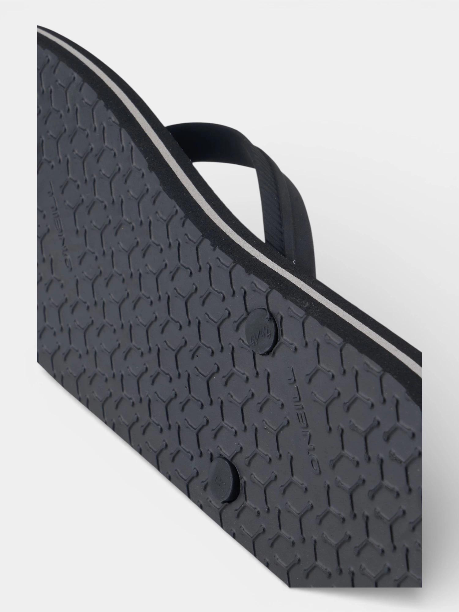 Heren Teenslippers Profile Logo Zwart III 4/5