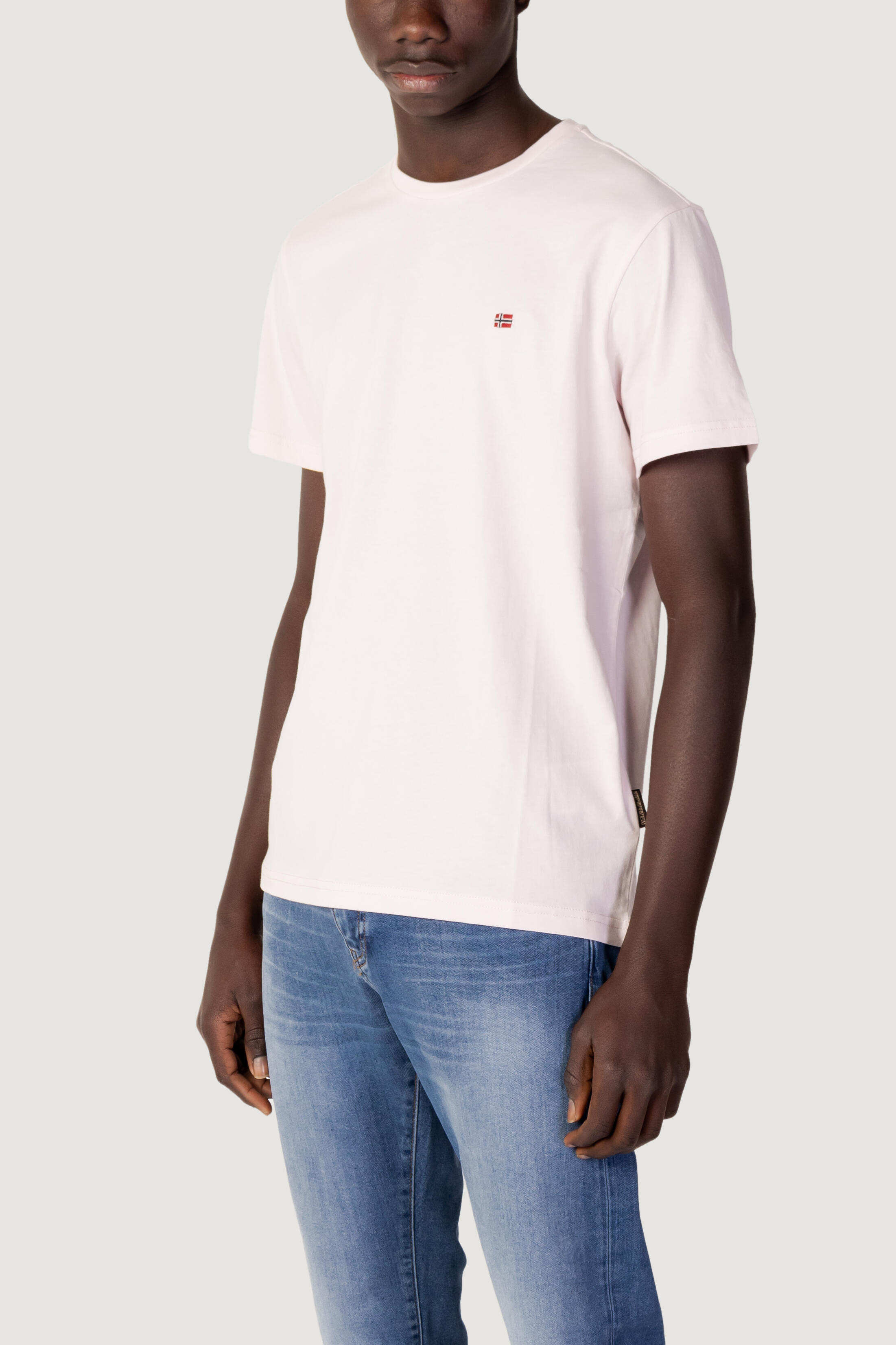 Crop top T-shirt SALIS SS SUM HEREN Roze 5/5