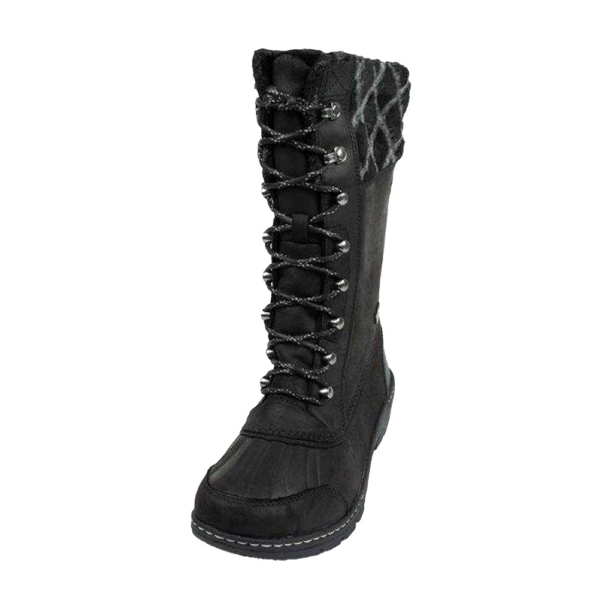 Botas altas hasta la rodilla de Cuero para Mujer Negro 4/5