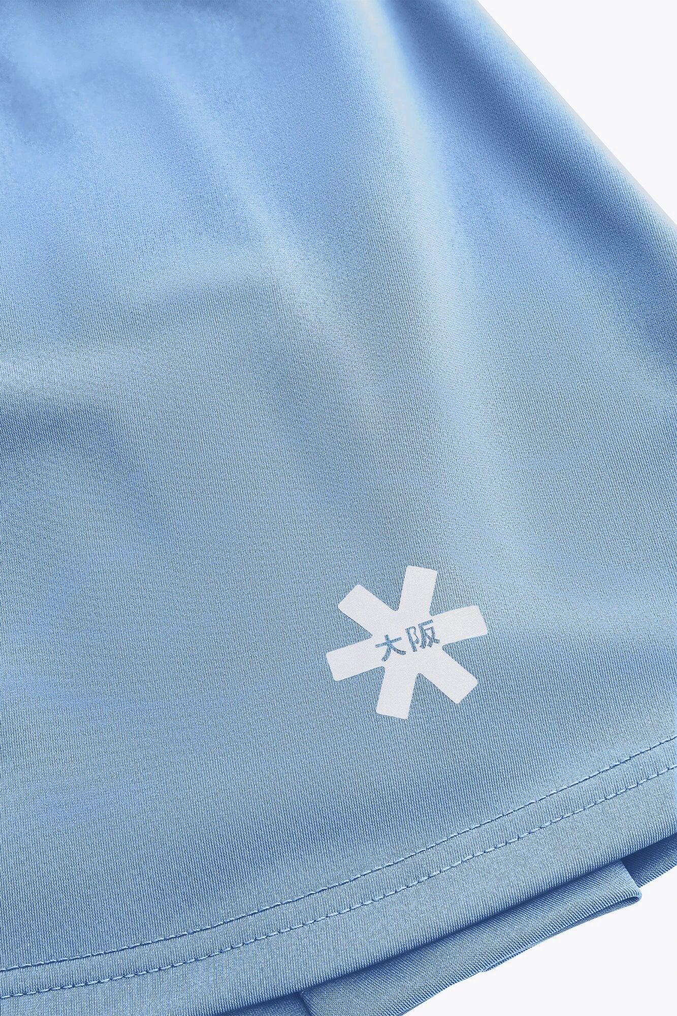 Falda pantalón Osaka para mujer con vuelo | Azul lago plateado 5/6